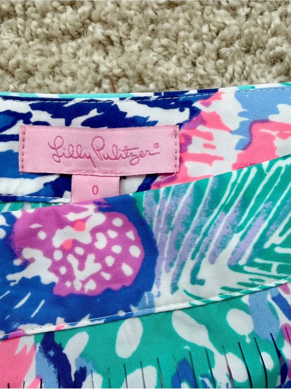 🦄🦄 Lilly Pulitzer Kelsie Fringe Skirt in the 